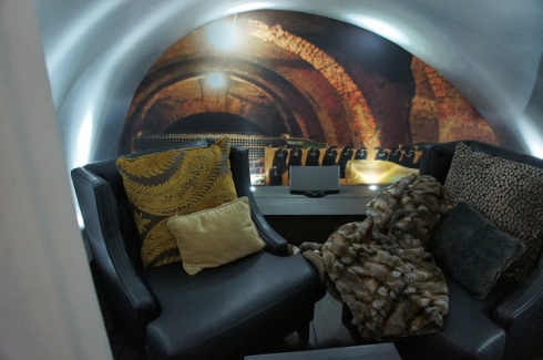 the vaults at voltaire champagne bar and cigar terrace