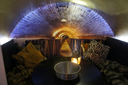 the vaults at voltaire champagne bar and cigar terrace